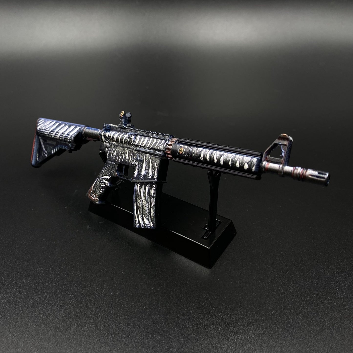 CS M4A4 Zubastick Miniature Gun Metal Replica Rifle Game Fan Collectible Gift