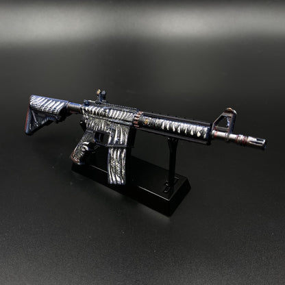 CS M4A4 Zubastick Miniature Gun Metal Replica Rifle Game Fan Collectible Gift