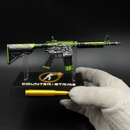 CS M4A4 Full Throttle Mini Metal Replica For Collection