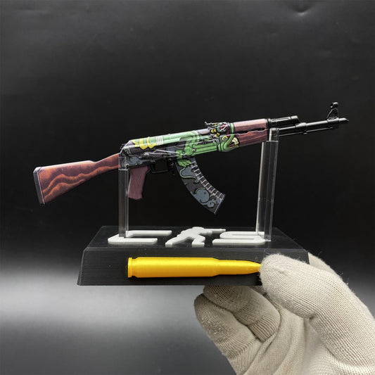 CSGO Fire Serpent AK47 New Metal Miniature Tiny Gun