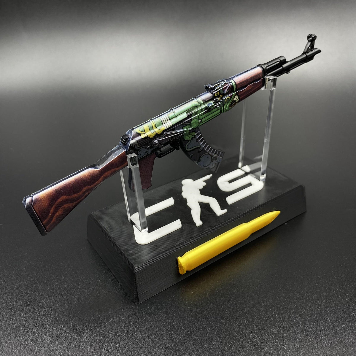 CSGO Fire Serpent AK47 New Metal Miniature Tiny Gun