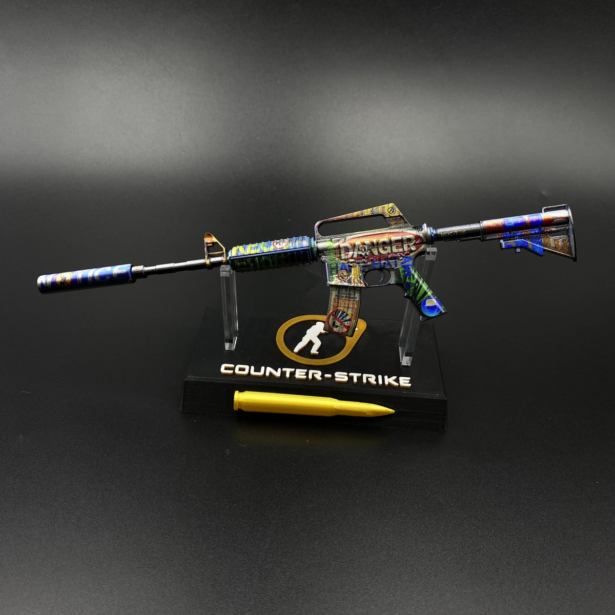 Imminent Danger M4A1-S Metal Gun Miniature For Collection