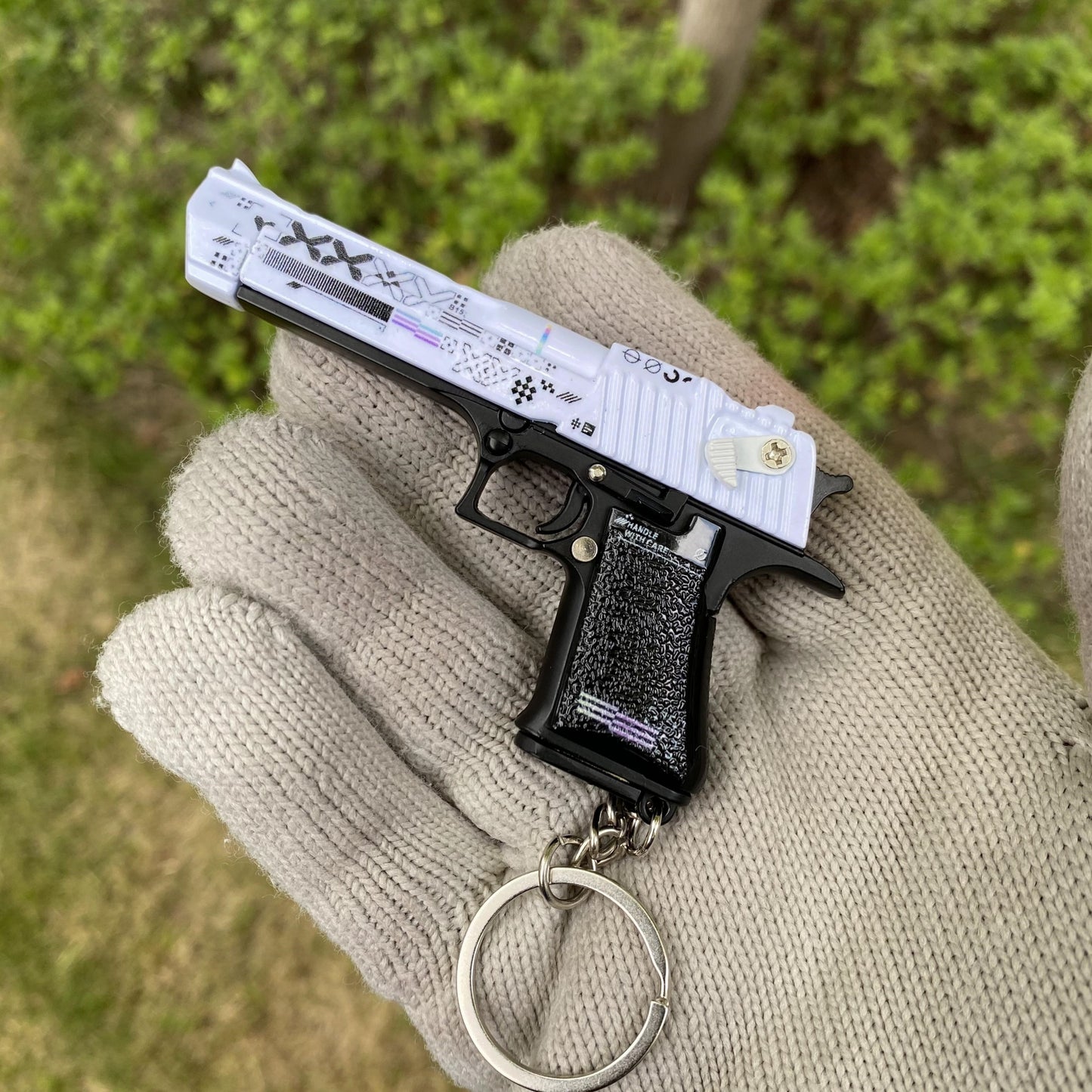 Desert Eagle Printstream mini Metal replica from Fracture Case CS2 game For Collectible