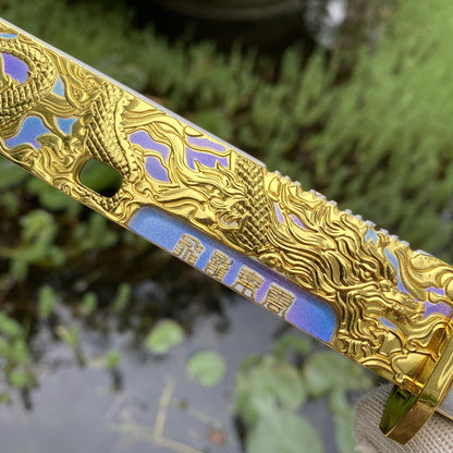 Delta Force Dragon Fang Tactical Dagger Metal Replica, Prop For Game Collection