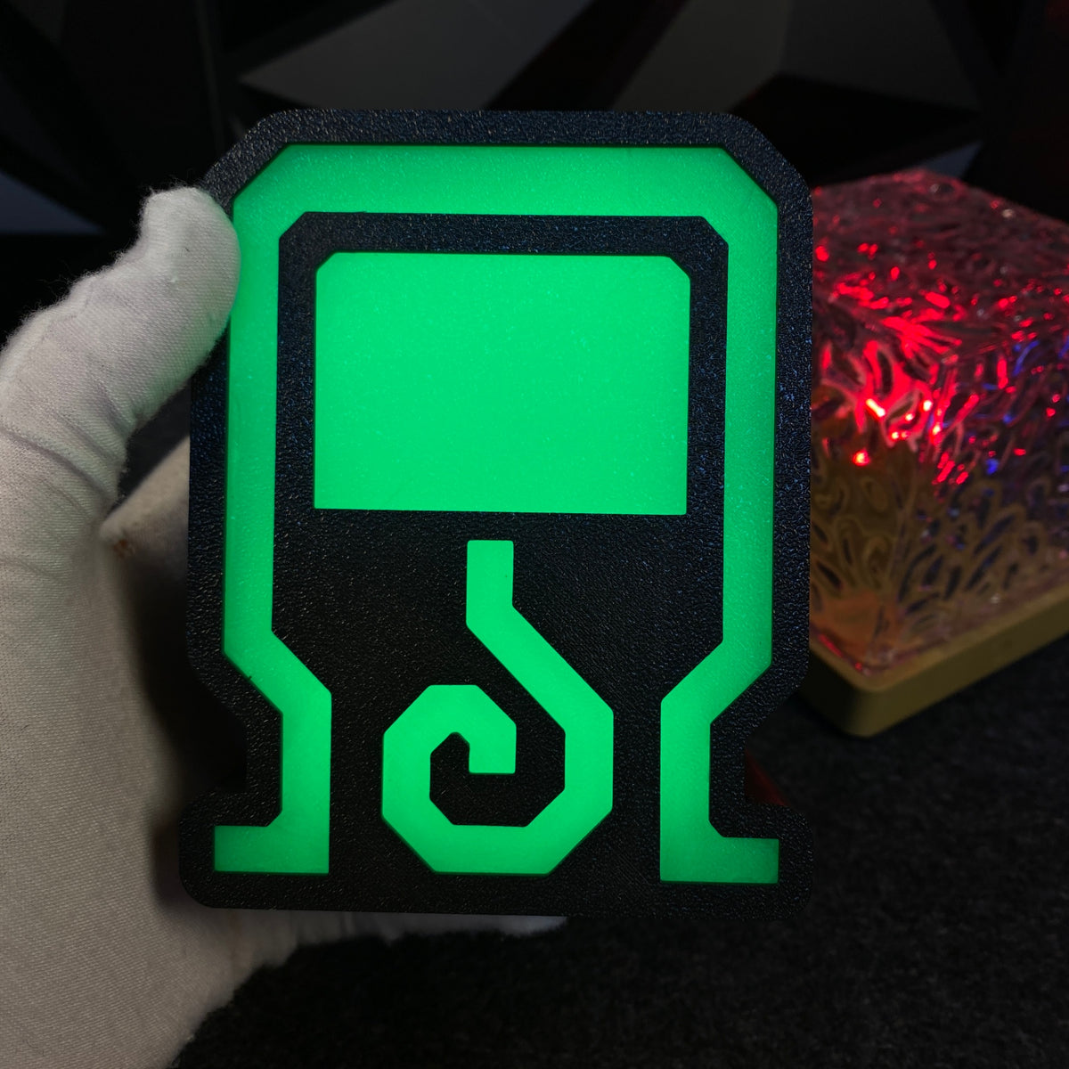 Monster Mega Potion Gamer Potion Symbol LED Night Light, 3D Printed Game Room Decor Gift