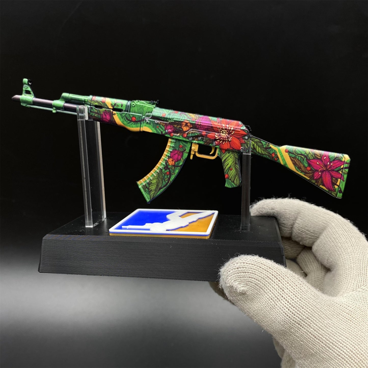 AK47 Wild Lotus Metal Miniature Gun