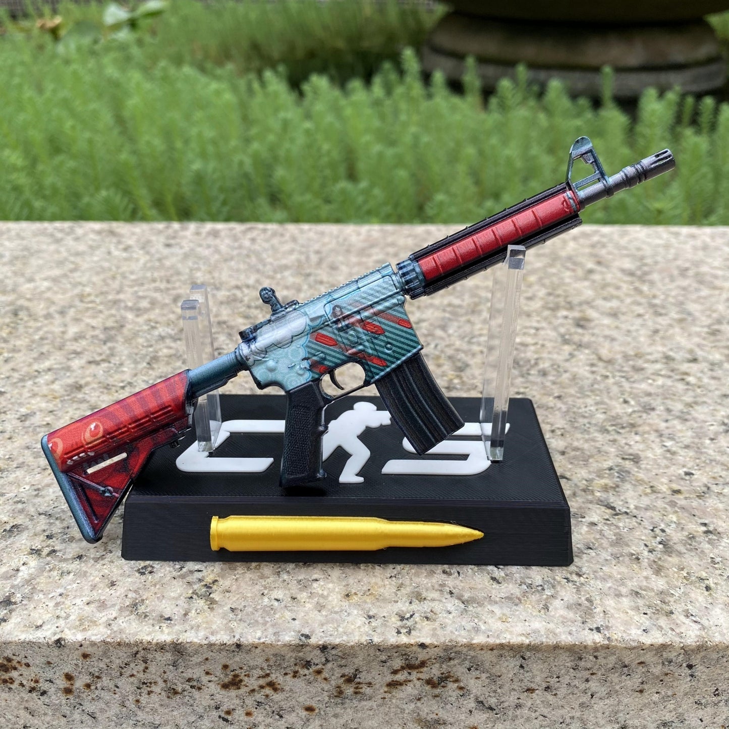 CS M4A4 Bullet Rain Mini Metal Replica For Collection