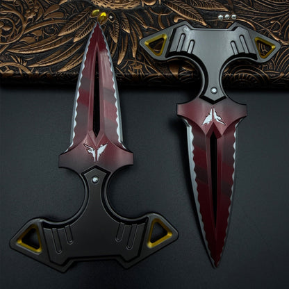 Rogue Dagger Knife, 1:1 Scale Replica of Skin Replica Cosplay Prop Set Unsharpened Game Prop Collectible