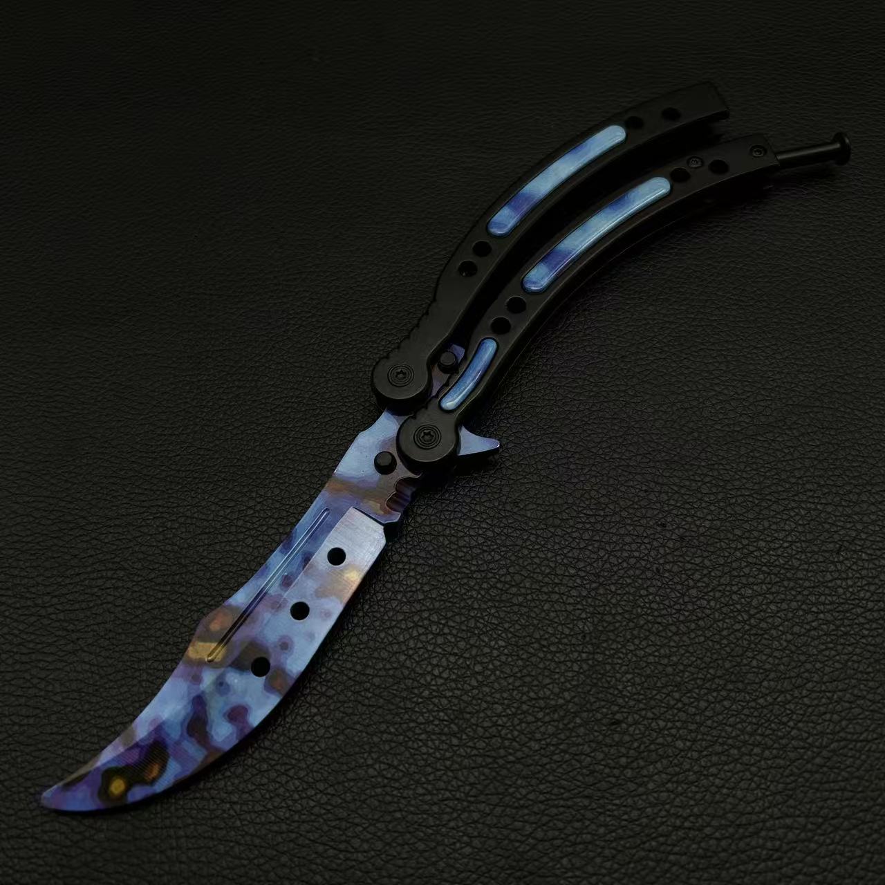 Global Offensive Game Butterfly Knife Blunt Blade Trainer Replica