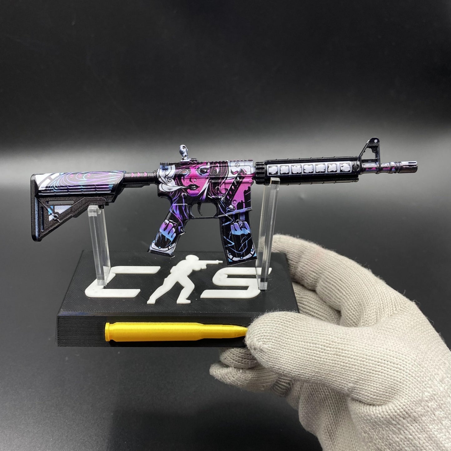 CS M4A4 Neo-Noir Mini Metal Replica For Collection