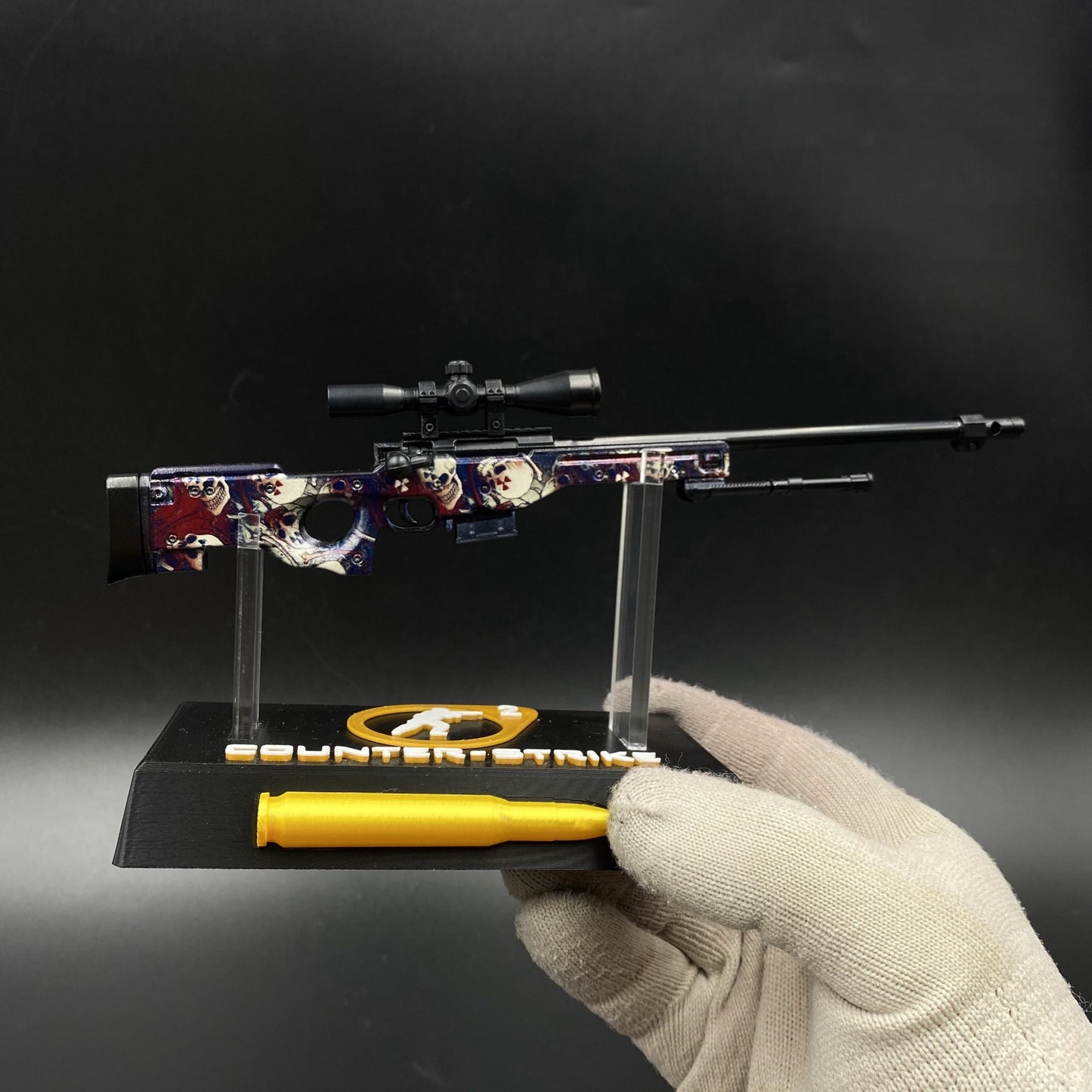 CS Tiny Gun Acheron AWP Metal Miniature For Collection