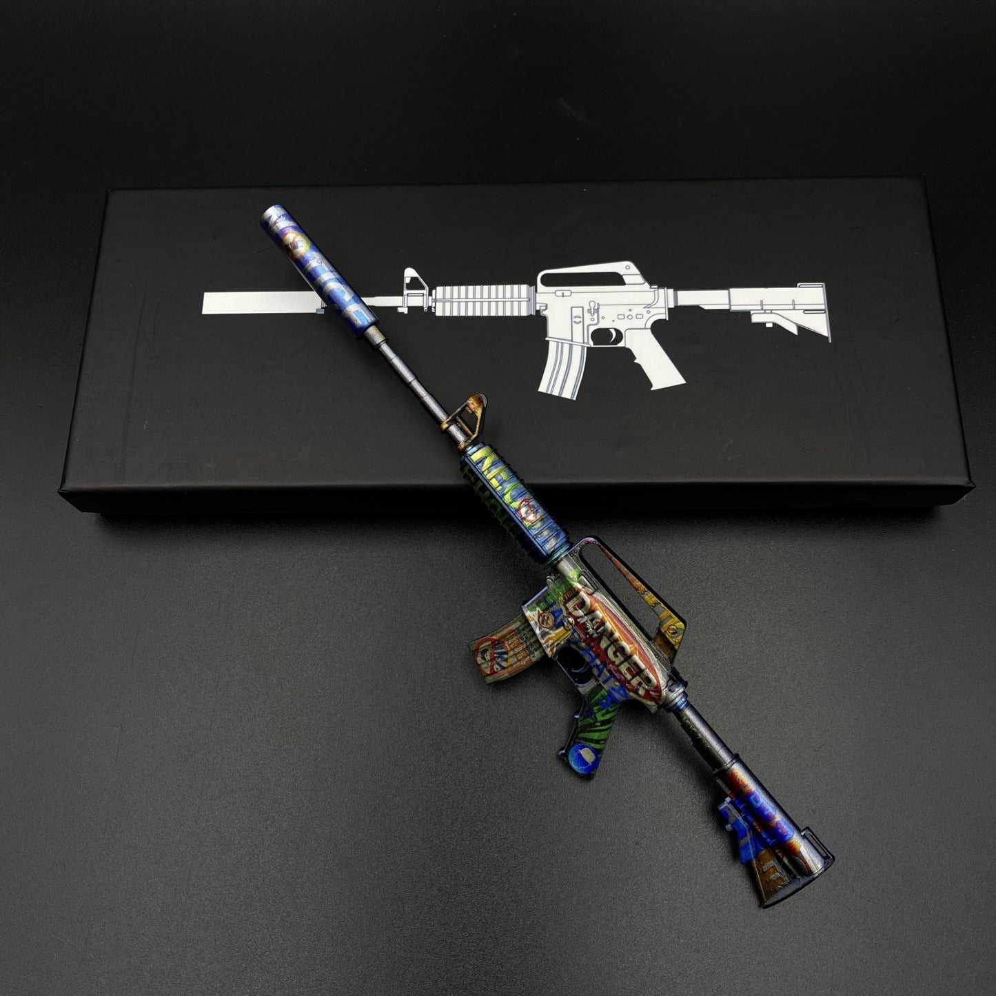 Imminent Danger M4A1-S Metal Gun Miniature For Collection