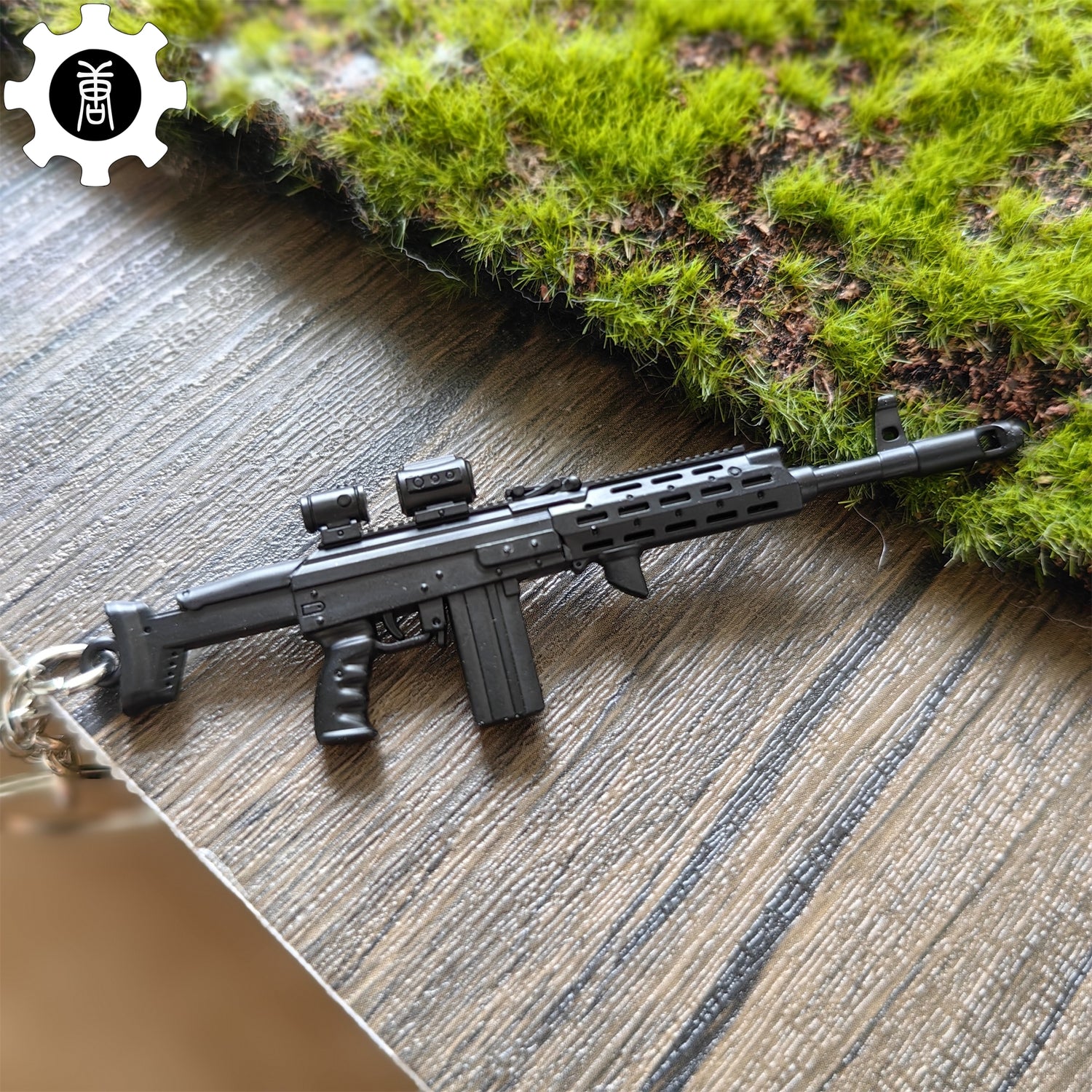 backpack mini gun Metal AK308 Mini Gun Model Keychain Backpack Pendant – Leones Marvelous Items