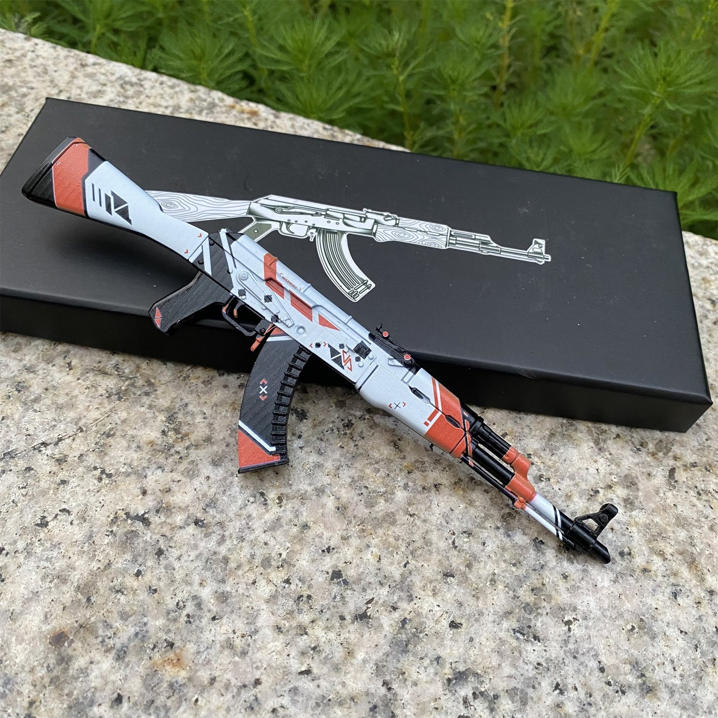 Metal CSGO Asiimov AK-47 Miniature