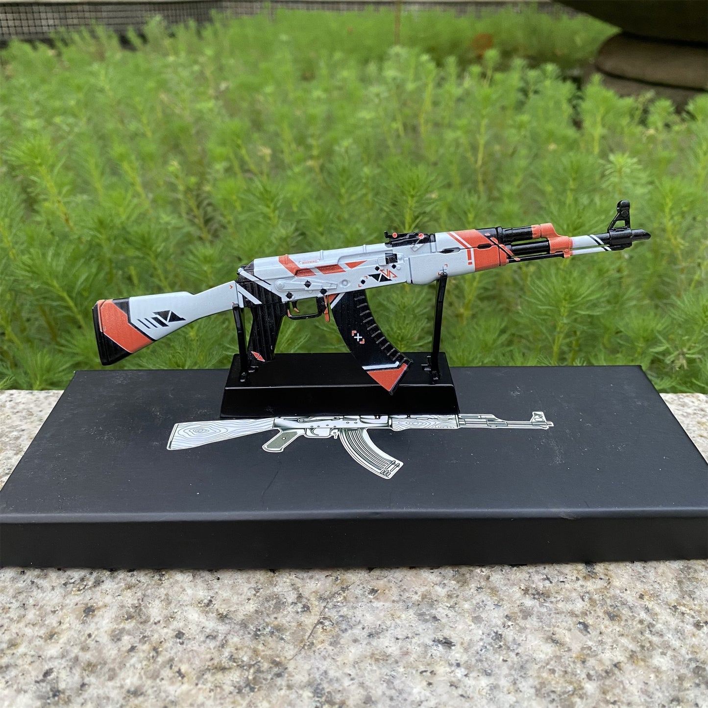 Metal CSGO Asiimov AK-47 Miniature