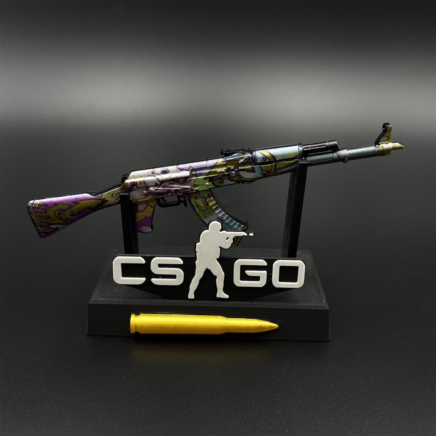 CSGO AK47 B the Monster Metal Tiny Gun Miniature For Display