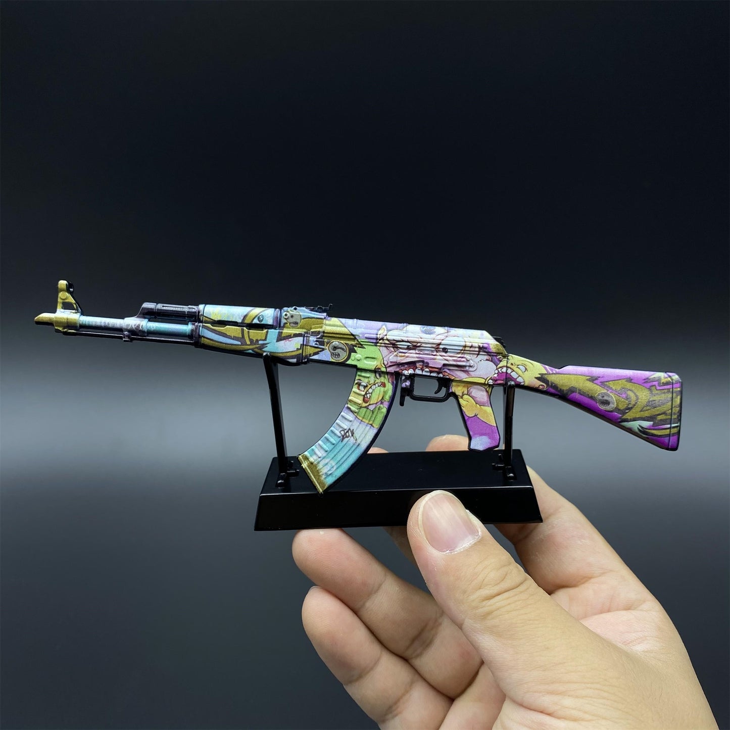 CSGO AK47 B the Monster Metal Tiny Gun Miniature For Display