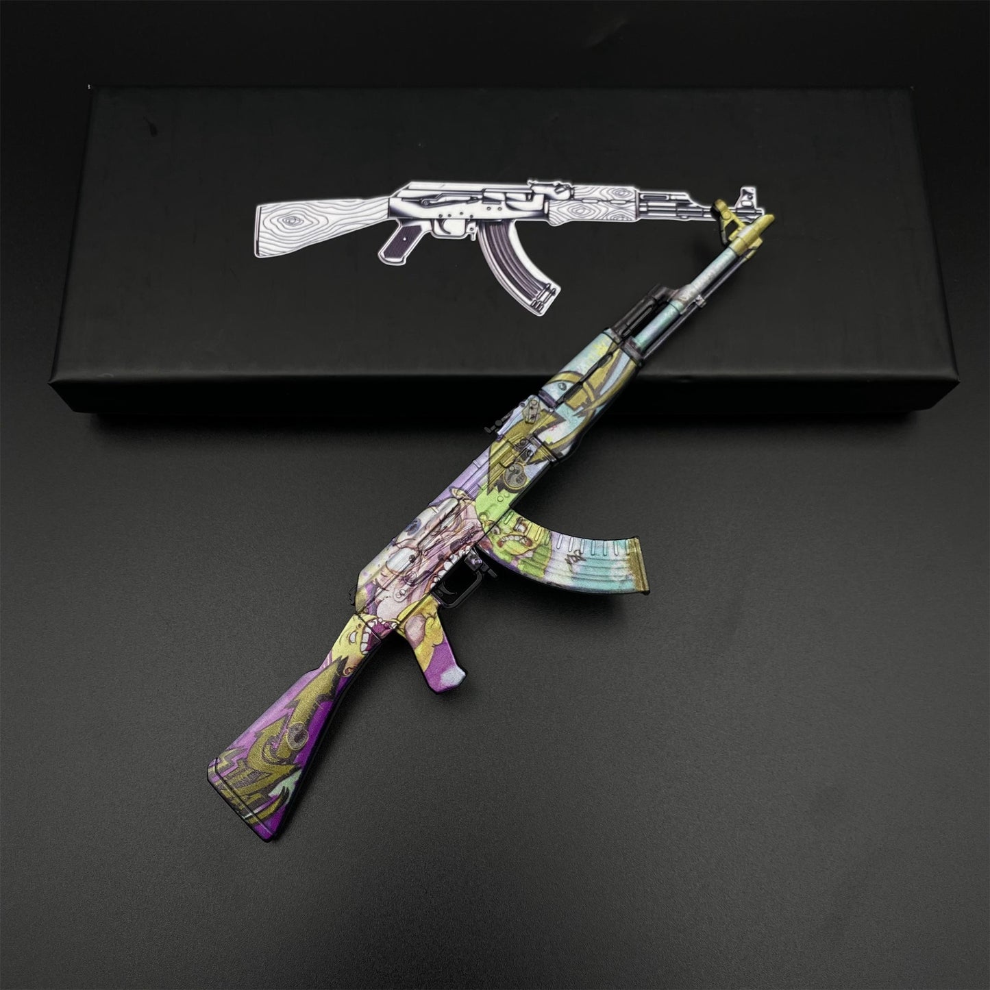 CSGO AK47 B the Monster Metal Tiny Gun Miniature For Display