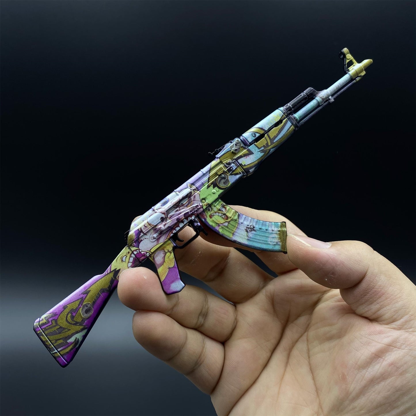 CSGO AK47 B the Monster Metal Tiny Gun Miniature For Display