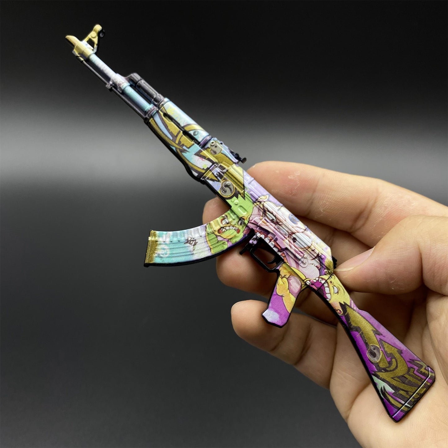 CSGO AK47 B the Monster Metal Tiny Gun Miniature For Display