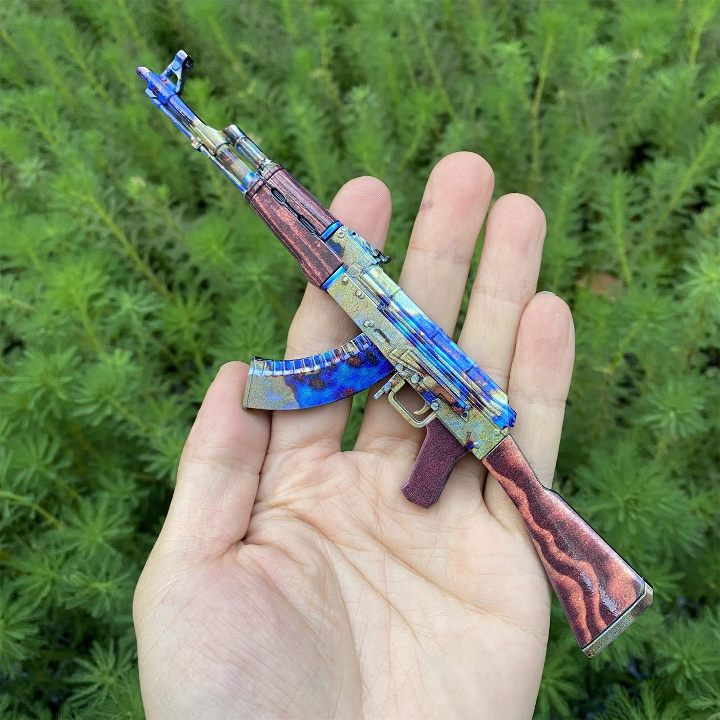 New CSGO AK47 Case Hardened Metal Miniature Tiny Gun