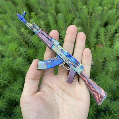 New CSGO AK47 Case Hardened Metal Miniature Tiny Gun
