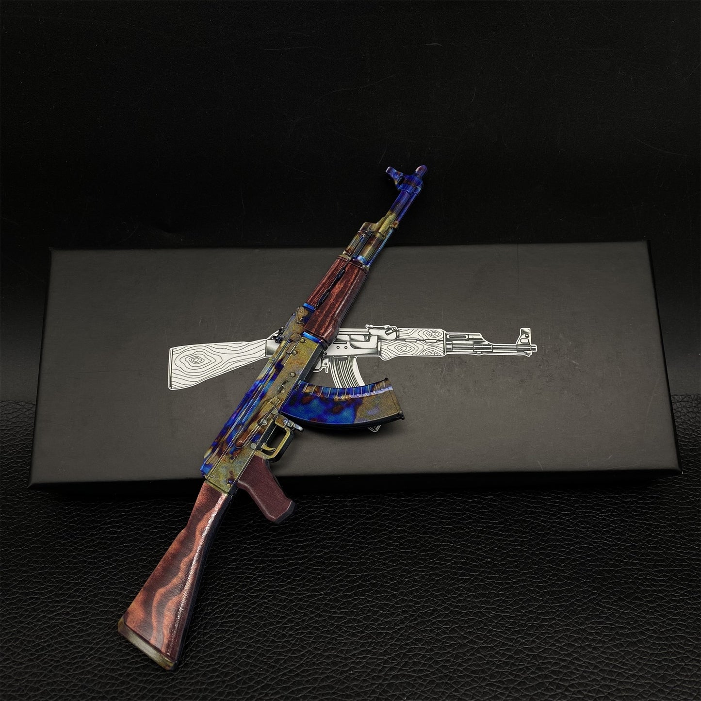 New CSGO AK47 Case Hardened Metal Miniature Tiny Gun