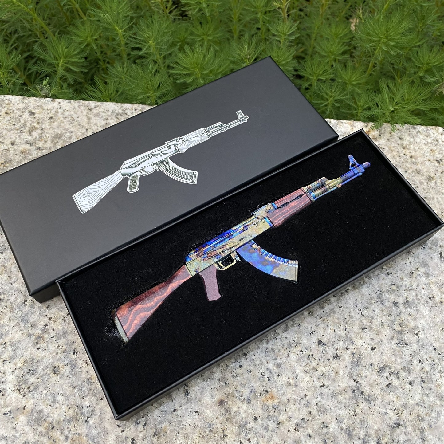 New CSGO AK47 Case Hardened Metal Miniature Tiny Gun