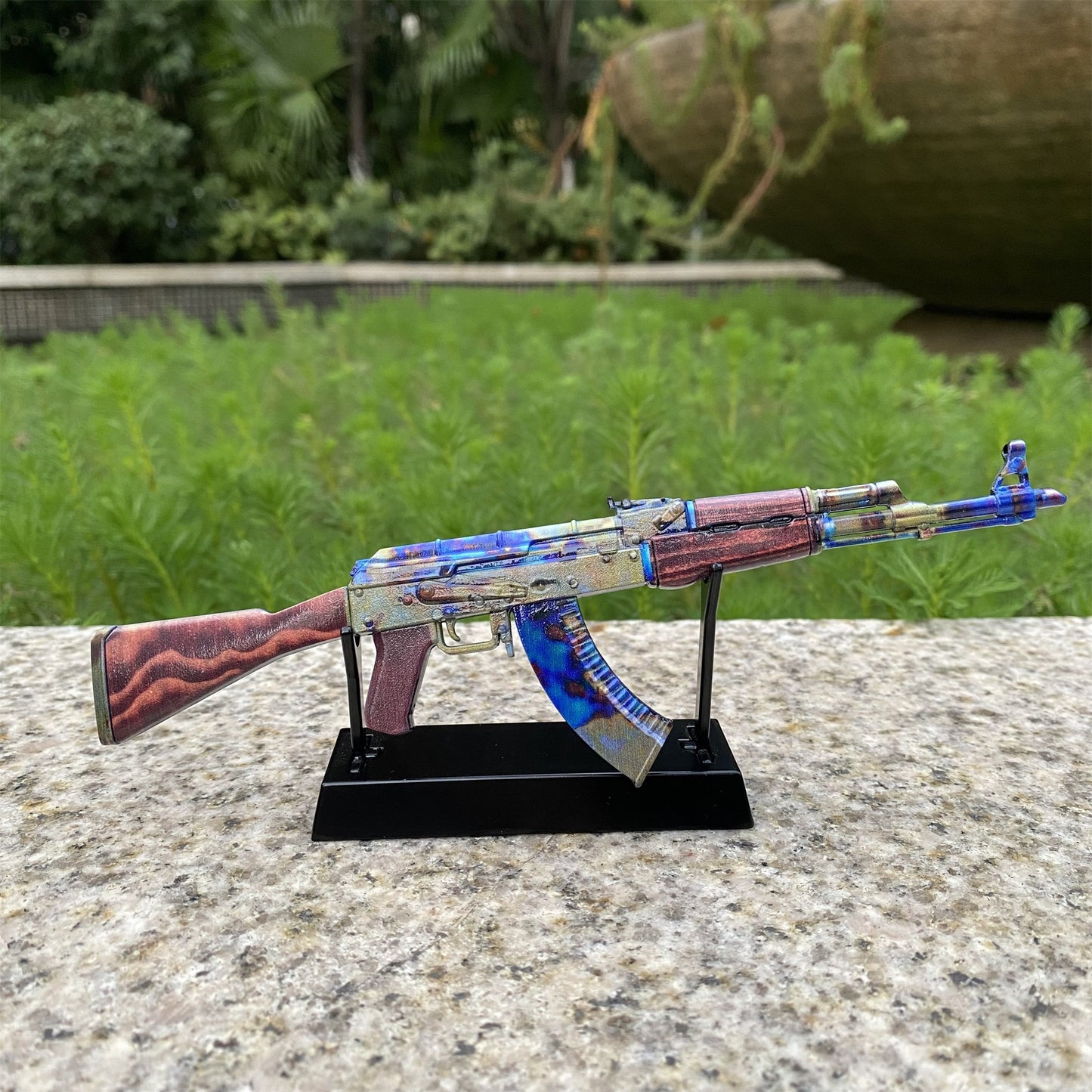 New CSGO AK47 Case Hardened Metal Miniature Tiny Gun