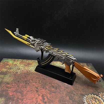 AK47 Fire Kylin Rifle Miniature Metal Gun 17CM/6.7"