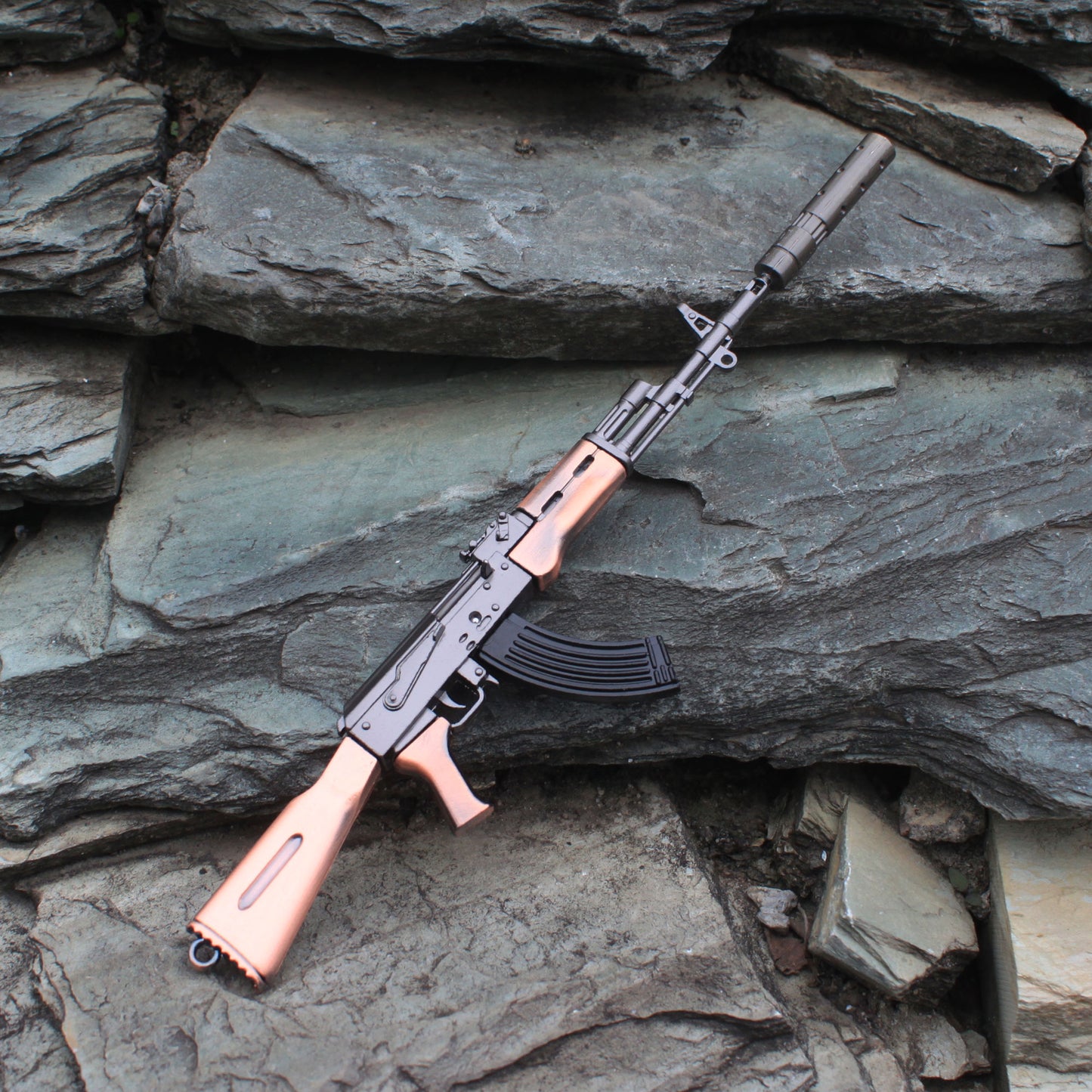 AK47 Metal Miniature 17CM/6.7"