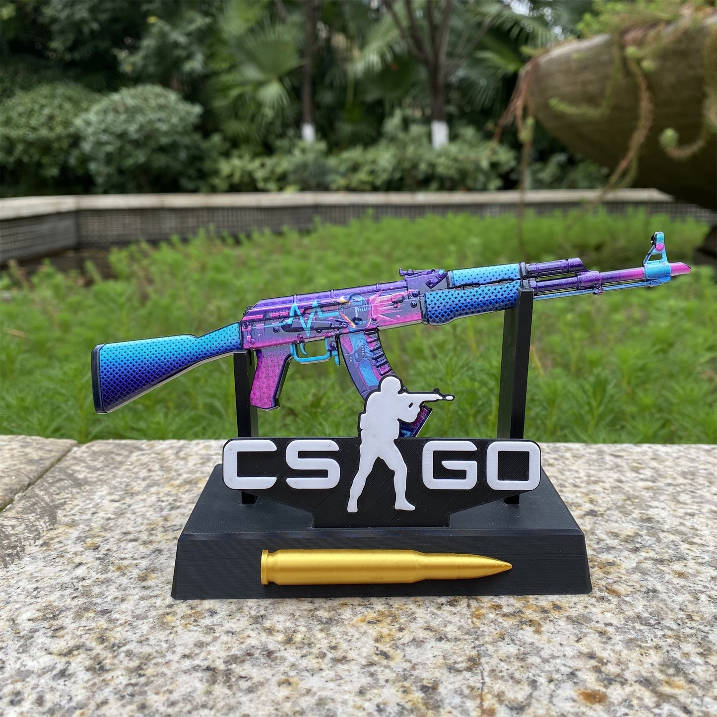 AK47 Neon Rider Metal Miniature Gun