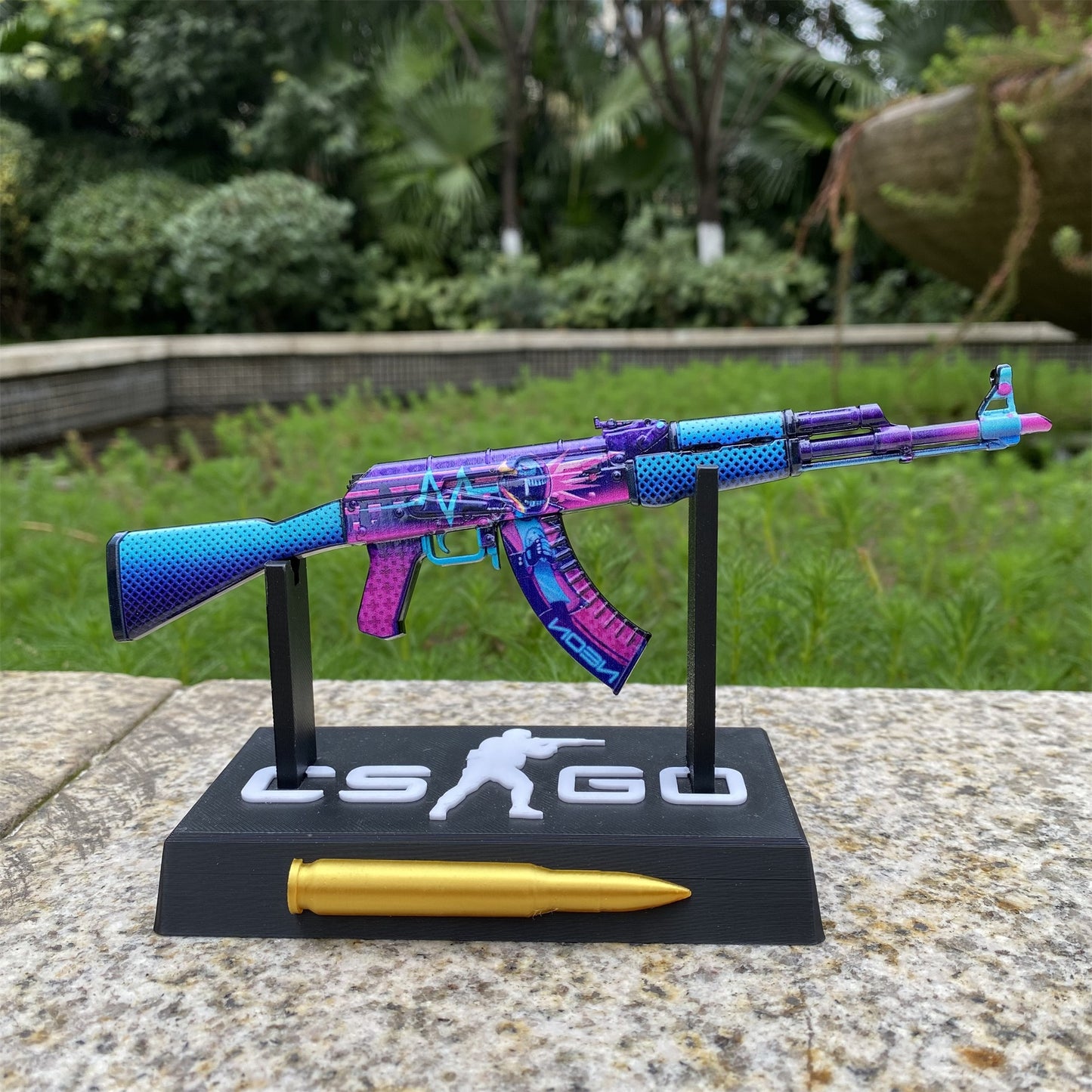 AK47 Neon Rider Metal Miniature Gun