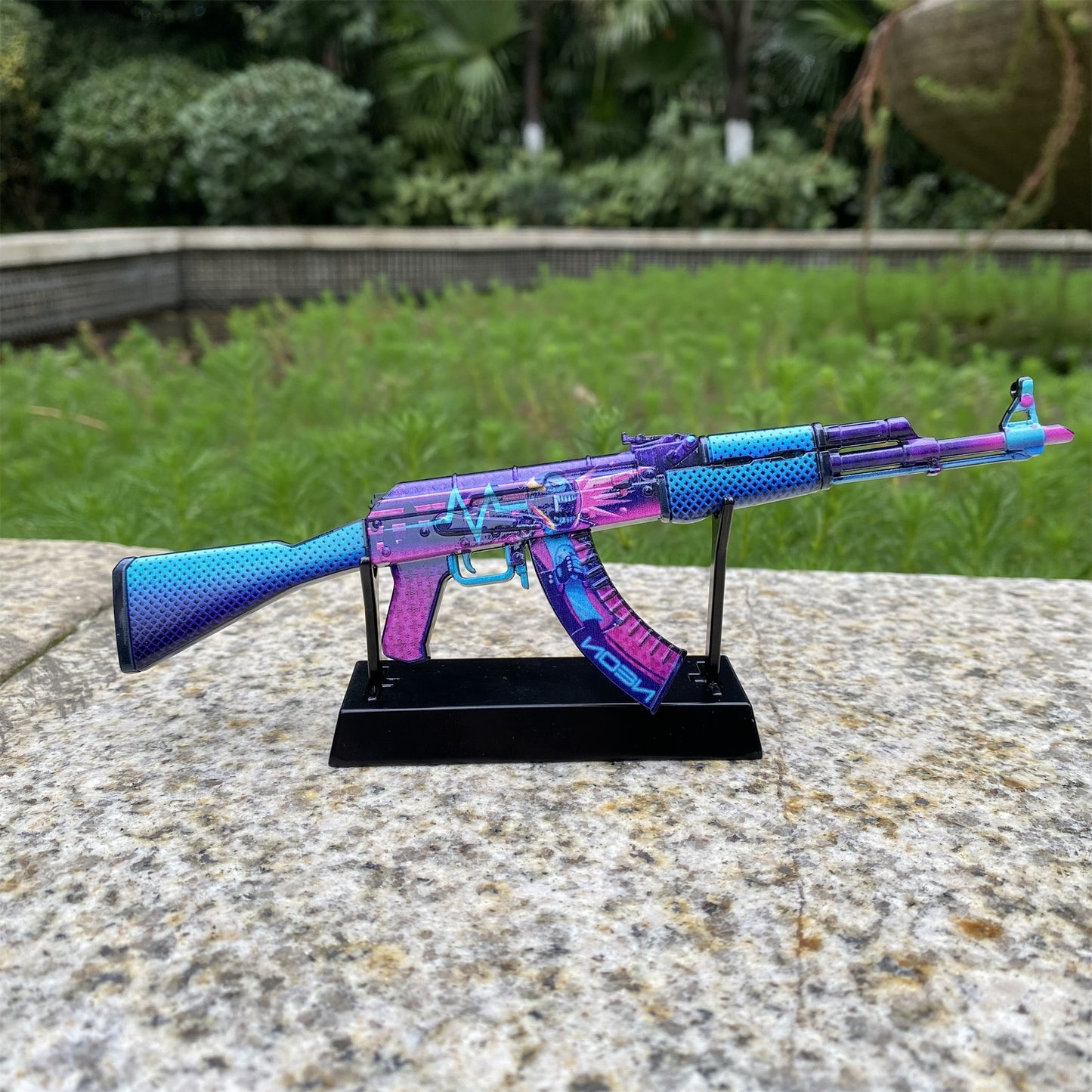 AK47 Neon Rider Metal Miniature Gun