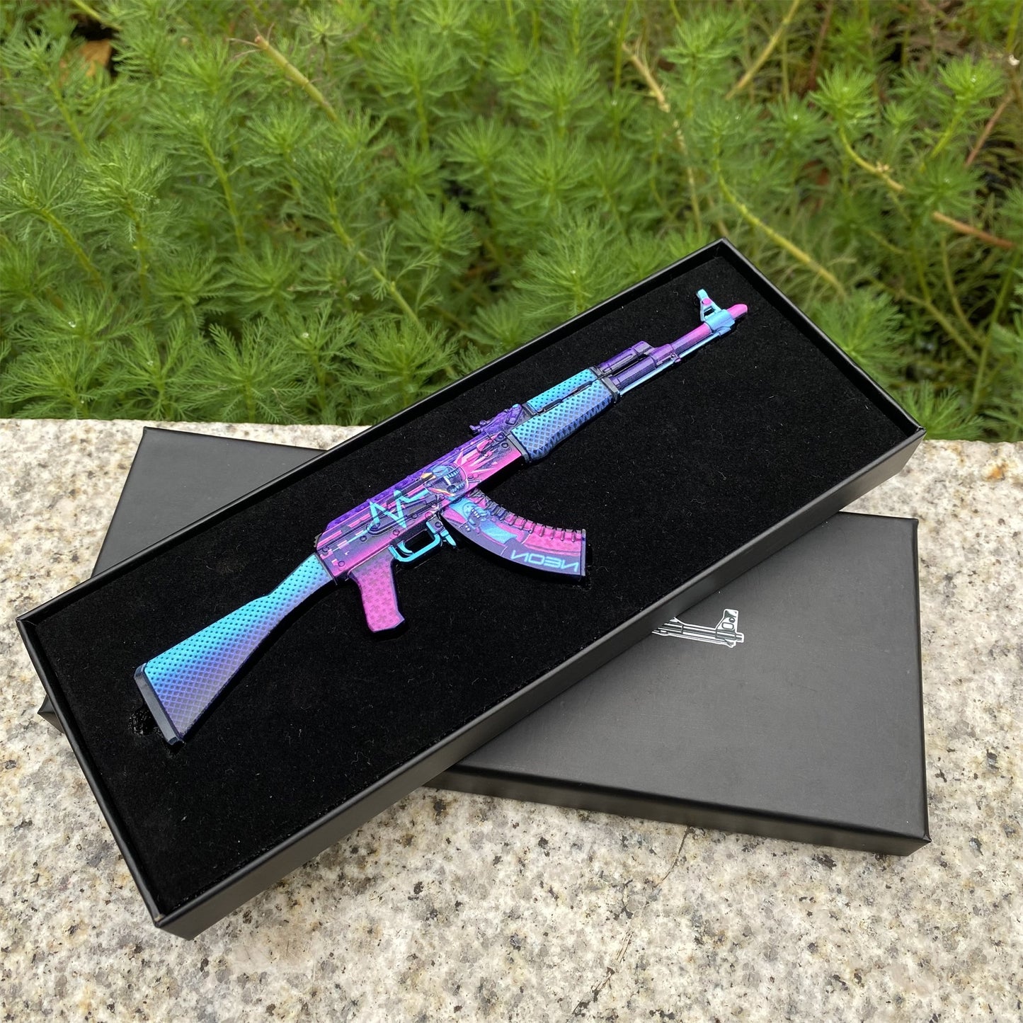 AK47 Neon Rider Metal Miniature Gun