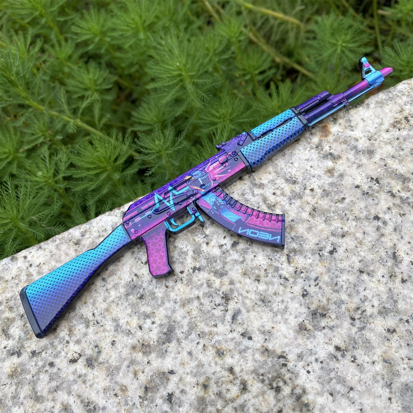 AK47 Neon Rider Metal Miniature Gun