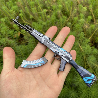 Hot Game Tiny AK-47 Vulcan Skin Metal Gun