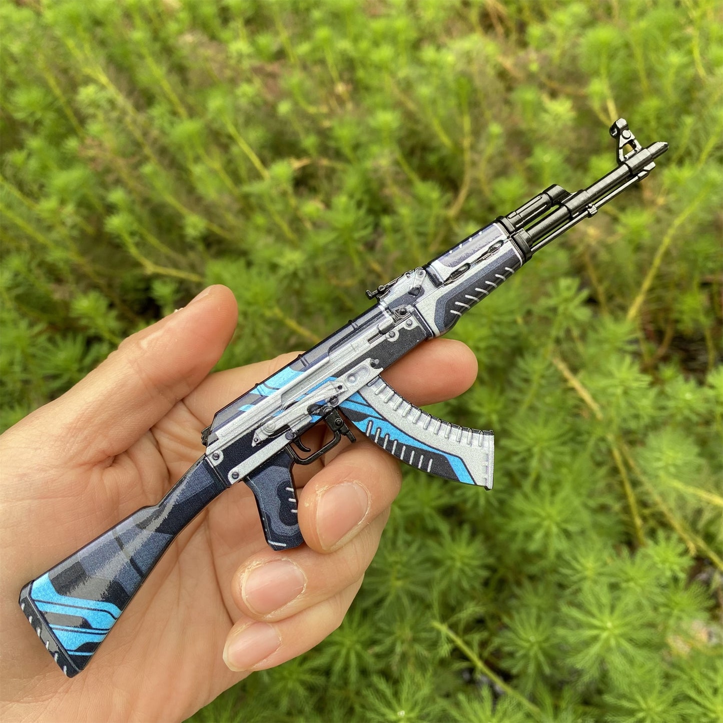 Hot Game Tiny AK-47 Vulcan Skin Metal Gun