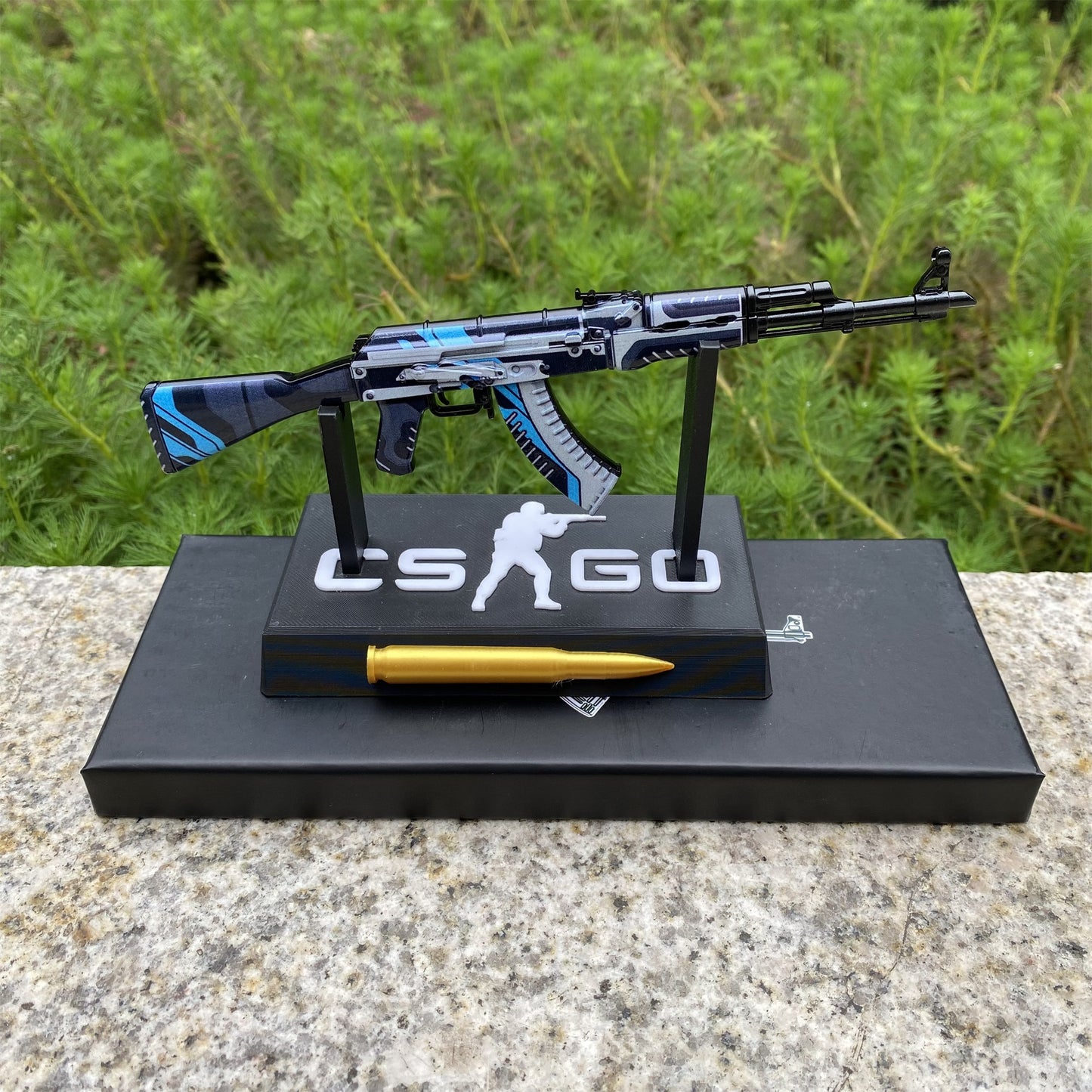 Hot Game Tiny AK-47 Vulcan Skin Metal Gun