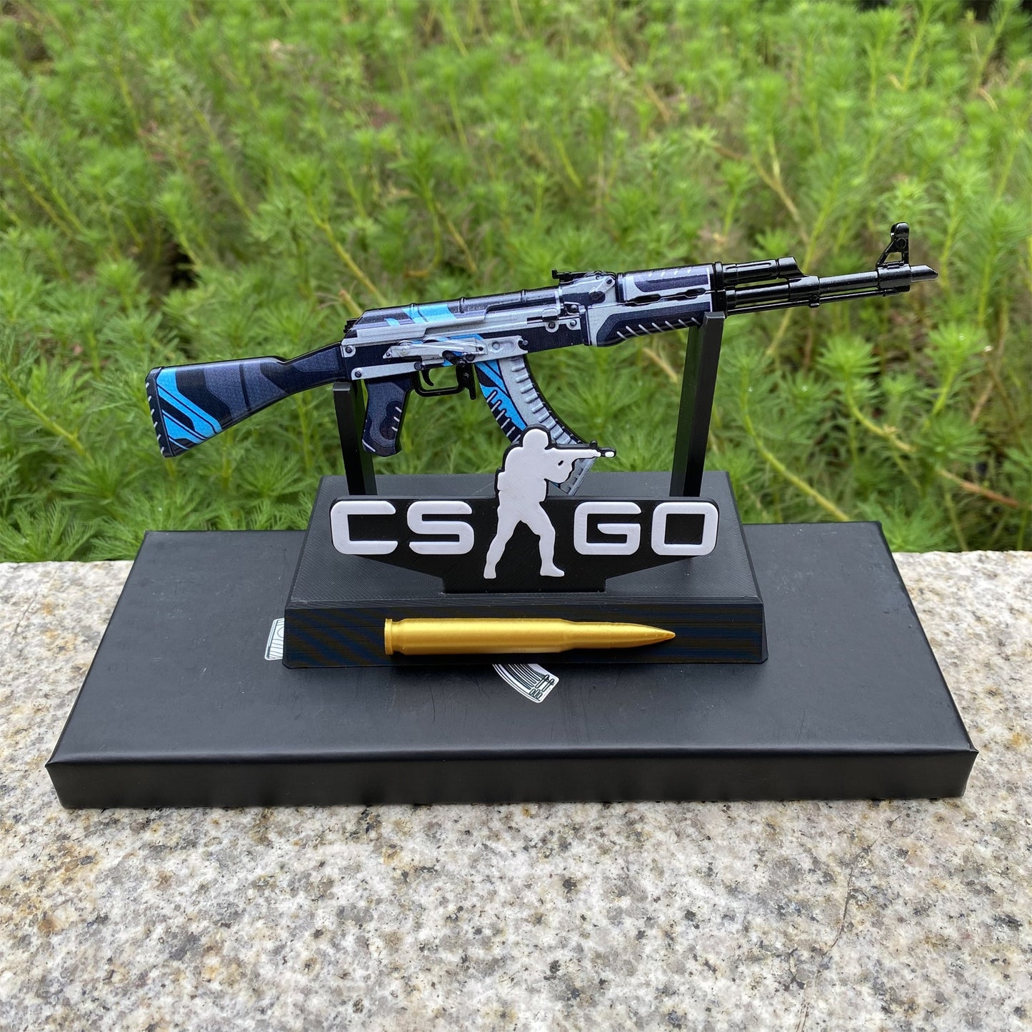 Hot Game Tiny AK-47 Vulcan Skin Metal Gun