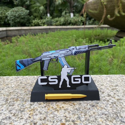 Hot Game Tiny AK-47 Vulcan Skin Metal Gun