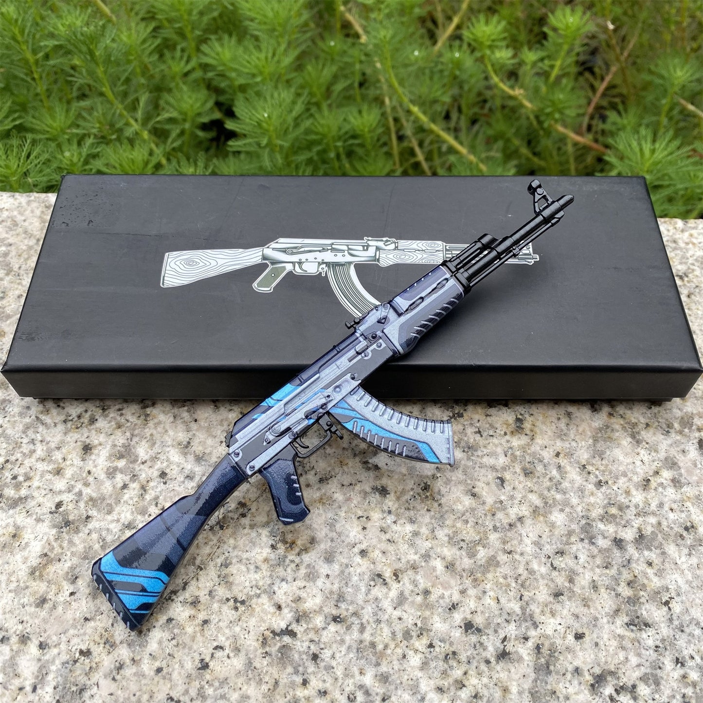 Hot Game Tiny AK-47 Vulcan Skin Metal Gun