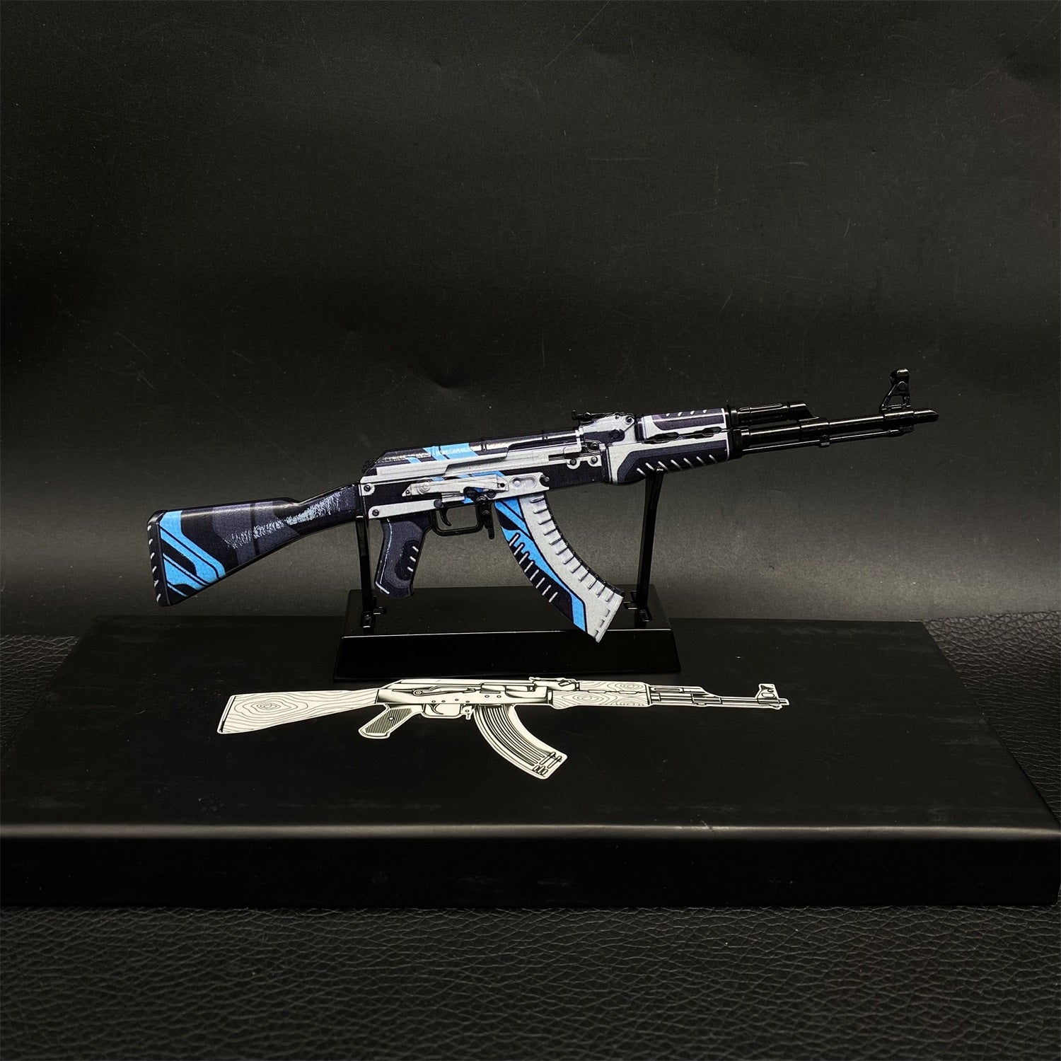 AK47 Neon Rider Case Hardened AK47 Vulcan Metal Gun Model – Leones