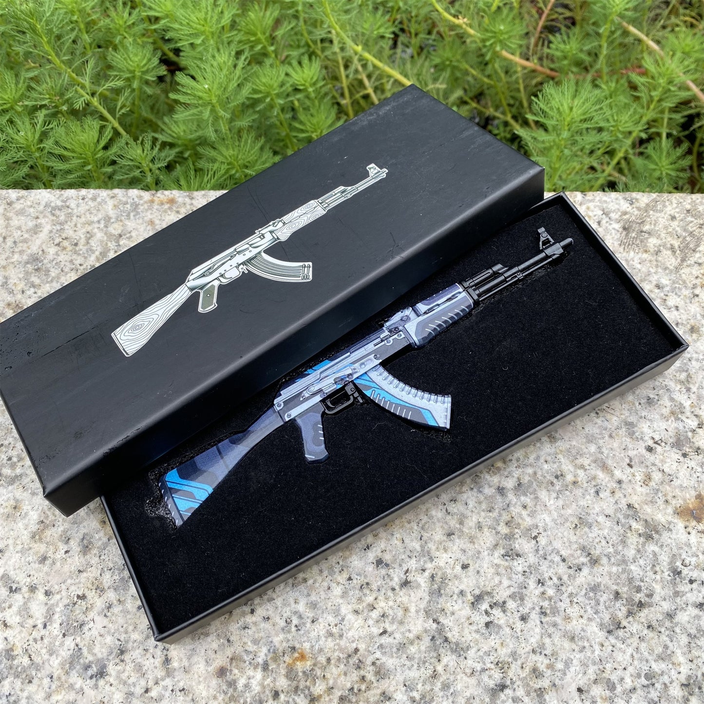 Hot Game Tiny AK-47 Vulcan Skin Metal Gun