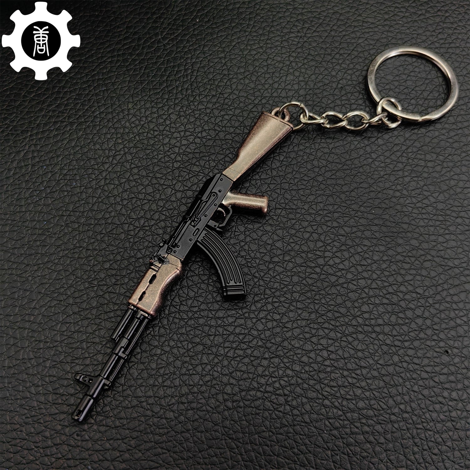 Tiny AK-47 Soviet Assault Rifle Model Metal Keychain – Leones Marvelous ...
