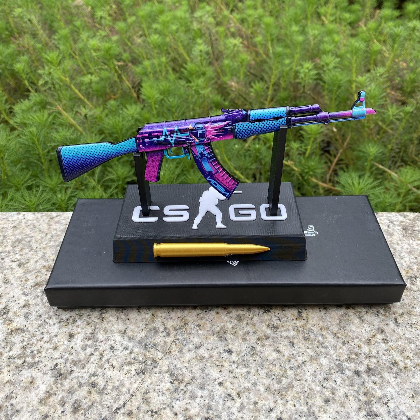AK47 Neon Rider Metal Miniature Gun