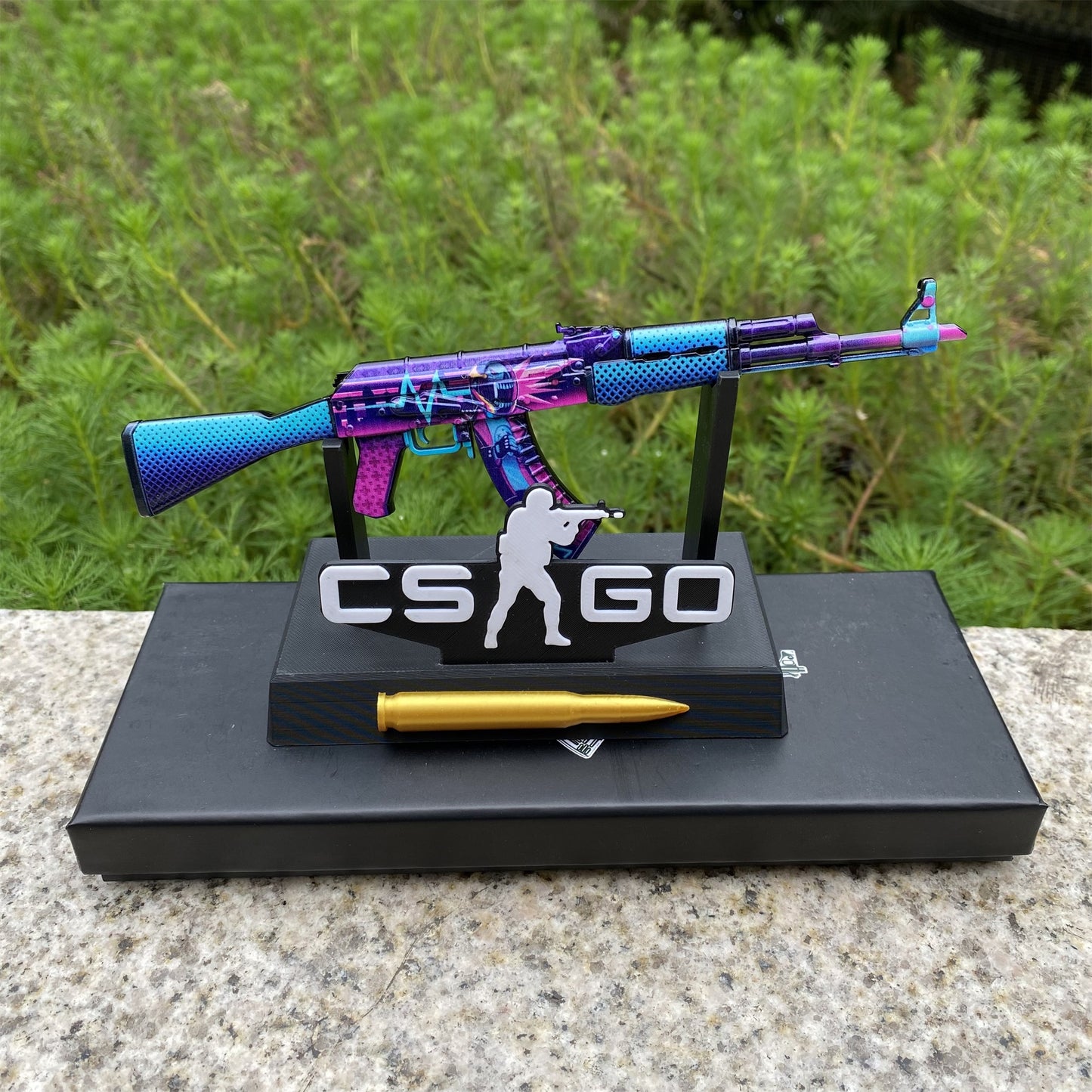 AK47 Neon Rider Metal Miniature Gun