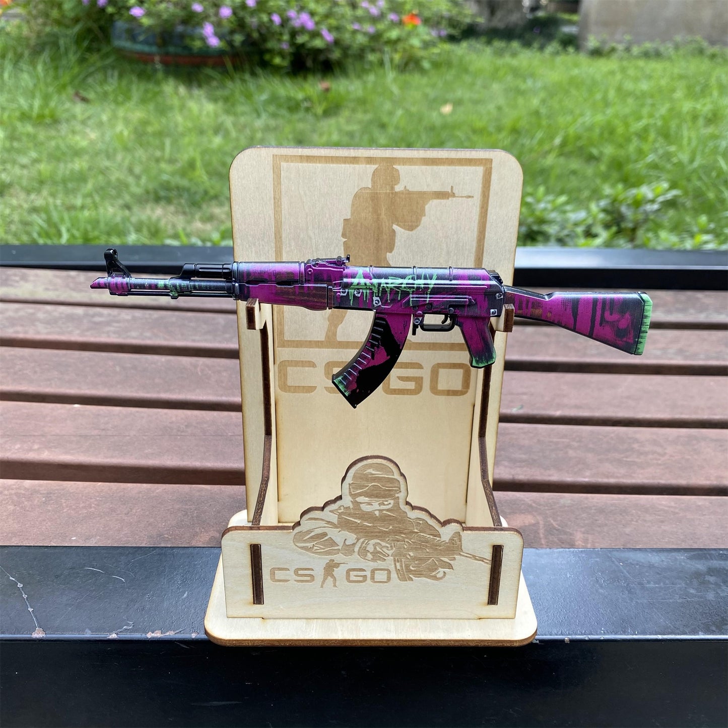 CSGO AK47 Hot Skin Neon Revolution Tiny Metal Gun Replica For ...