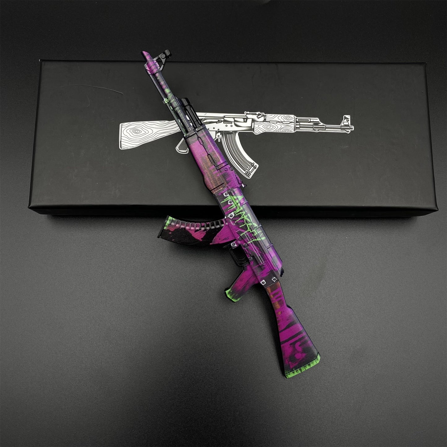 CSGO AK47 Hot Skin Neon Revolution Tiny Metal Gun Replica For ...