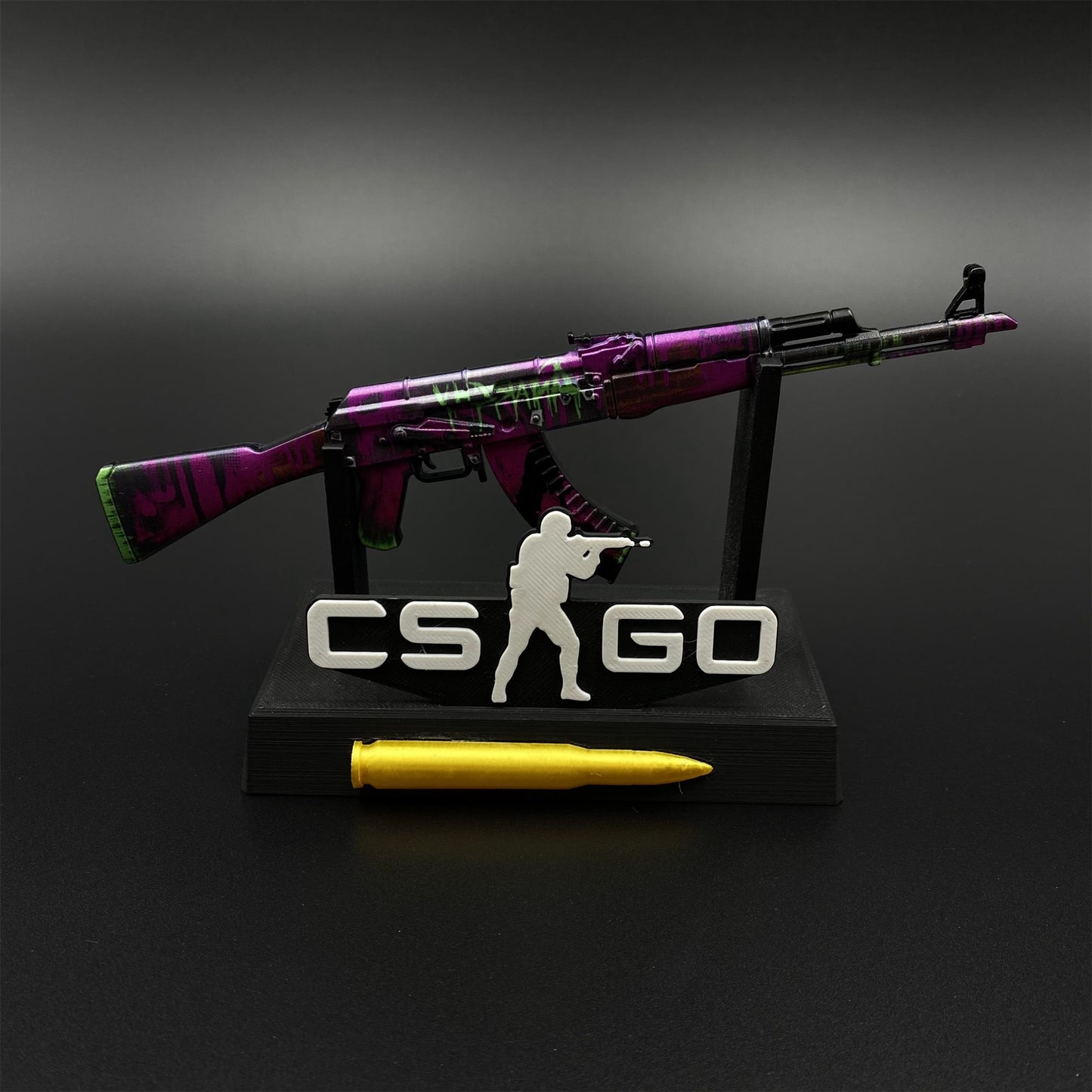 CSGO AK47 Hot Skin Neon Revolution Tiny Metal Gun Replica For ...